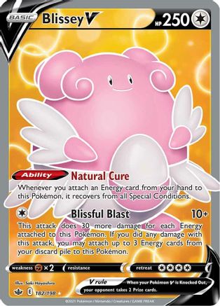 Image of Blissey V (182/198) [Sword & Shield: Chilling Reign]