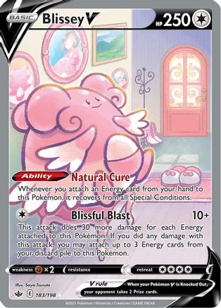 Image of Blissey V (183/198) [Sword & Shield: Chilling Reign]