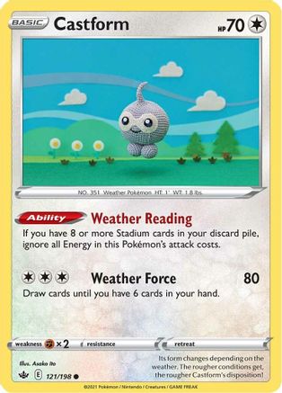 Image of Castform (121/198) [Sword & Shield: Chilling Reign]