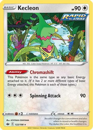 Image of Kecleon (122/198) [Sword & Shield: Chilling Reign]