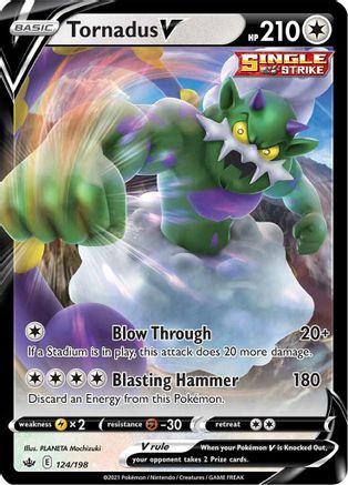Image of Tornadus V (124/198) [Sword & Shield: Chilling Reign]