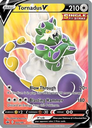 Image of Tornadus V (184/198) [Sword & Shield: Chilling Reign]