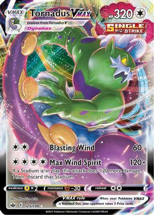 Image of Tornadus VMAX (125/198) [Sword & Shield: Chilling Reign]