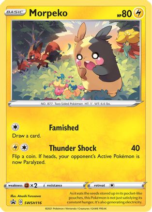 Image of Morpeko (SWSH116) [Sword & Shield: Black Star Promos]