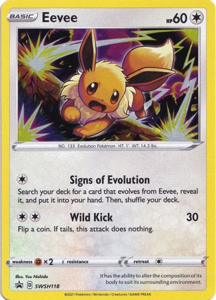 Image of Eevee (SWSH118) [Sword & Shield: Black Star Promos]