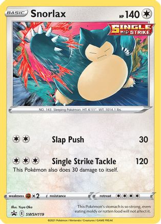 Image of Snorlax (SWSH119) [Sword & Shield: Black Star Promos]