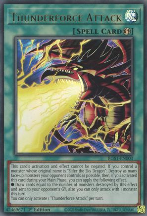 Image of Thunderforce Attack [EGS1-EN003] Ultra Rare