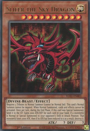 Image of Slifer the Sky Dragon [EGS1-EN001] Ultra Rare