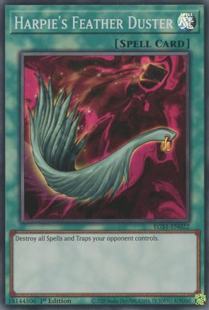 Image of Harpie's Feather Duster [EGS1-EN022] Super Rare