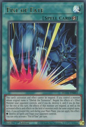 Image of Fist of Fate [EGO1-EN003] Ultra Rare