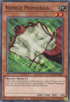 Image of Nimble Momonga [EGO1-EN007] Common