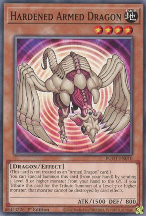 Image of Hardened Armed Dragon [EGO1-EN010] Common