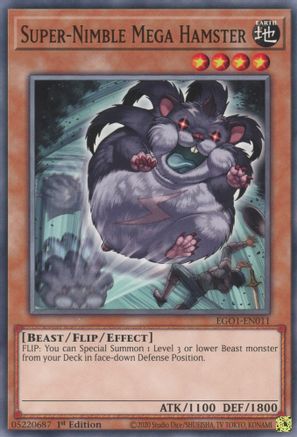 Image of Super-Nimble Mega Hamster [EGO1-EN011] Common