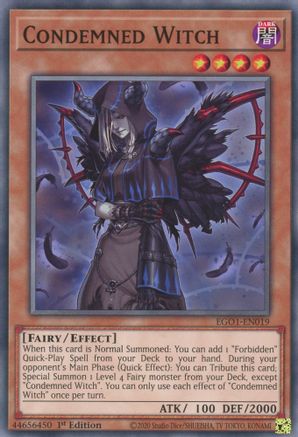 Image of Condemned Witch [EGO1-EN019] Common