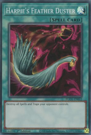 Image of Harpie's Feather Duster [EGO1-EN022] Super Rare