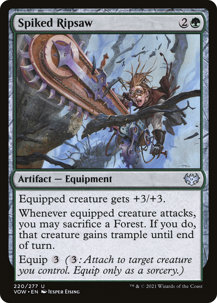 Image of Spiked Ripsaw [Innistrad: Crimson Vow]