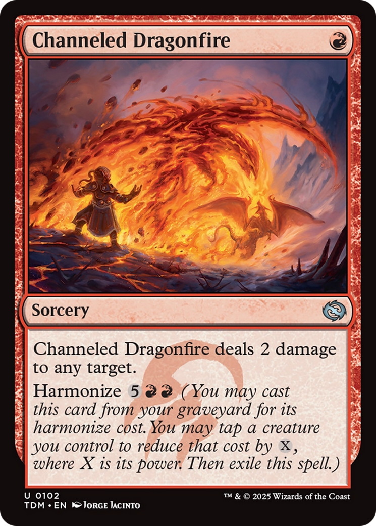 Image of Channeled Dragonfire [Tarkir: Dragonstorm]