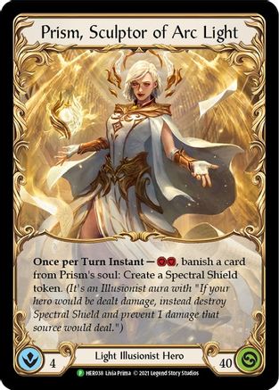 Image of Prism, Sculptor of Arc Light [HER038] (Promo)  Rainbow Foil