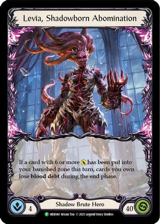 Image of Levia, Shadowborn Abomination [HER040] (Promo)  Rainbow Foil
