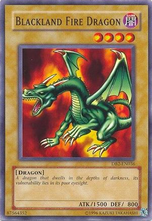 Image of Blackland Fire Dragon [DB2-EN036] Common