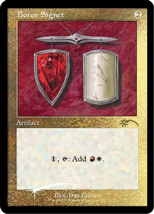 Image of Boros Signet (Retro) (Foil Etched) [Secret Lair Drop Series]