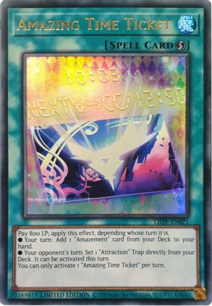 Image of Amazing Time Ticket [LIOV-ENSP1] Ultra Rare