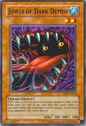 Image of Jowls of Dark Demise [DB2-EN212] Common
