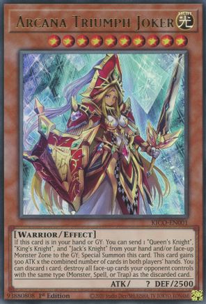 Image of Arcana Triumph Joker (Ultra Rare) [KICO-EN001] Ultra Rare