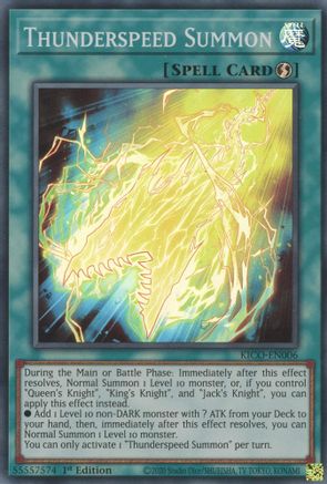 Image of Thunderspeed Summon (Super Rare) [KICO-EN006] Super Rare