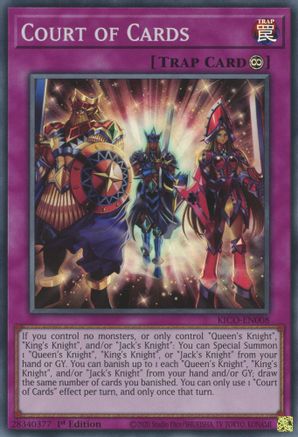 Image of Court of Cards (Super Rare) [KICO-EN008] Super Rare