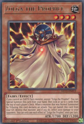 Image of Zolga the Prophet (Rare) [KICO-EN012] Rare
