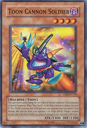 Image of Toon Cannon Soldier [DB2-EN118] Common
