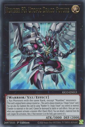 Image of Number F0: Utopic Draco Future (Ultra Rare) [KICO-EN013] Ultra Rare