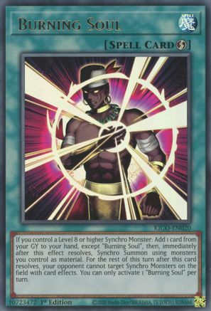 Image of Burning Soul (Ultra Rare) [KICO-EN020] Ultra Rare