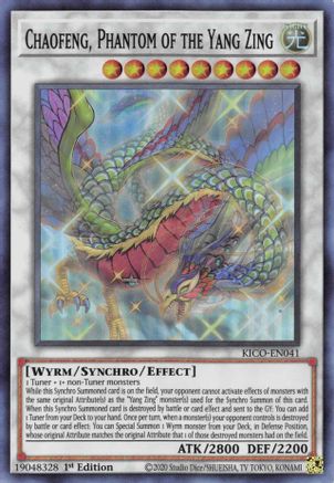 Image of Chaofeng, Phantom of the Yang Zing [KICO-EN041] Super Rare