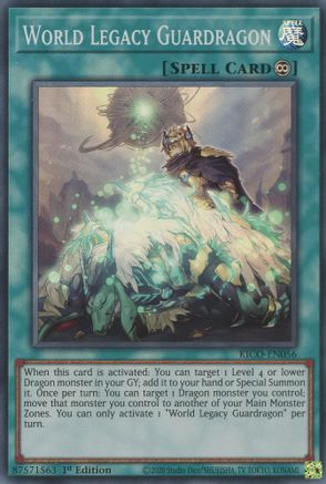 Image of World Legacy Guardragon [KICO-EN056] Super Rare