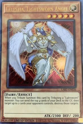 Image of Celestia, Lightsworn Angel [LART-EN036] Ultra Rare