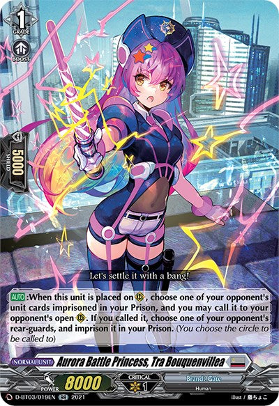 Image of Aurora Battle Princess, Tra Bouquenvillea (D-BT03/019EN) [Advance of Intertwined Stars]