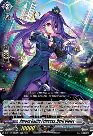 Image of Aurora Battle Princess, Derii Violet (A BRUSH WITH THE LEGENDS)