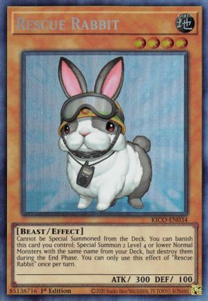 Image of Rescue Rabbit (Collector's Rare) [KICO-EN034] Collector's Rare