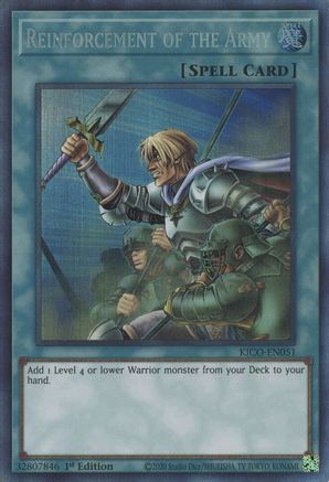 Image of Reinforcement of the Army (Collector's Rare) [KICO-EN051] Collector's Rare