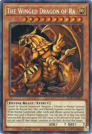 Image of The Winged Dragon of Ra [KICO-EN065] Secret Pharaoh's Rare