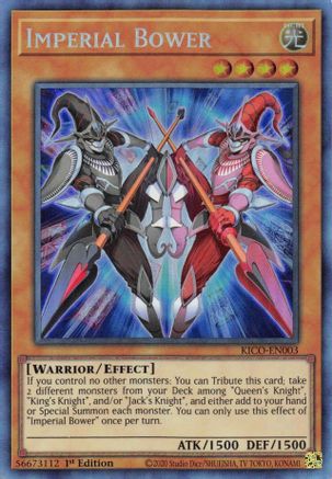 Image of Imperial Bower (Collector's Rare) [KICO-EN003] Collector's Rare