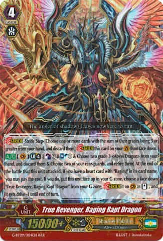 Image of True Revenger, Raging Rapt Dragon (G-BT09/004EN) [Divine Dragon Caper]