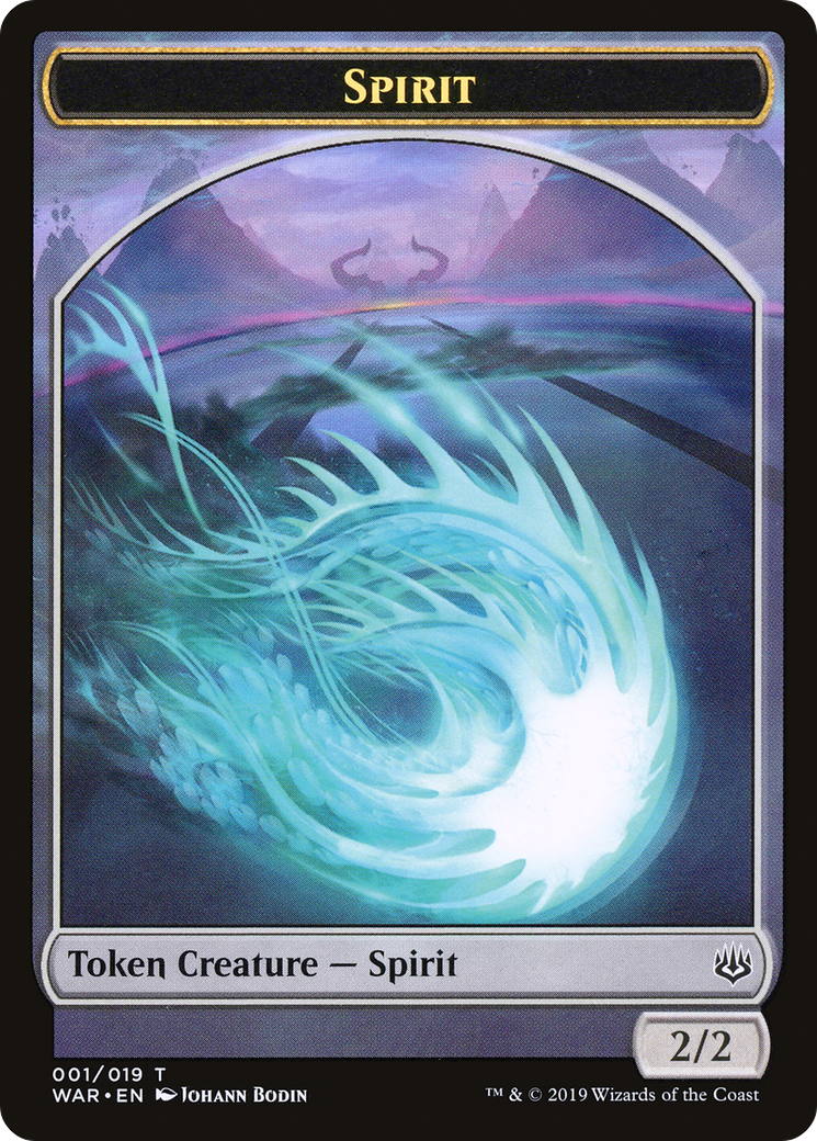 Image of Spirit Token [War of the Spark Tokens]