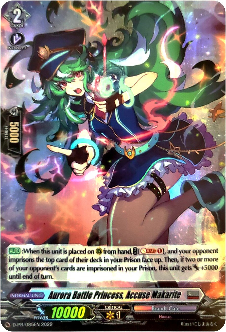 Image of Aurora Battle Princess, Accuse Makarite (D-PR/085EN) [D Promo Cards]