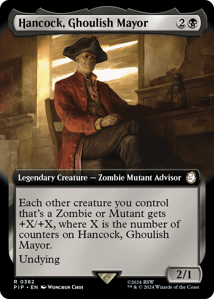 Image of Hancock, Ghoulish Mayor (Extended Art) [Fallout]