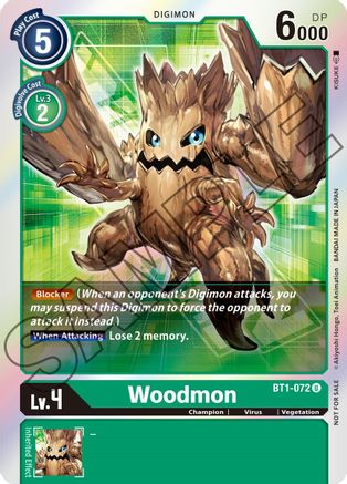 Image of Woodmon [BT1-072] (Event Pack 1) [Release Special Booster Promos]