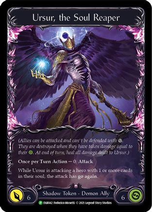 Image of Ursur, the Soul Reaper [FAB042] (Promo)  Rainbow Foil