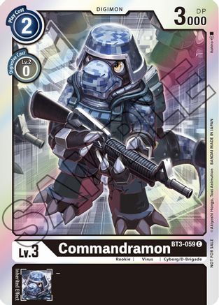 Image of Commandramon [BT3-059] (Event Pack 1) [Release Special Booster Promos]